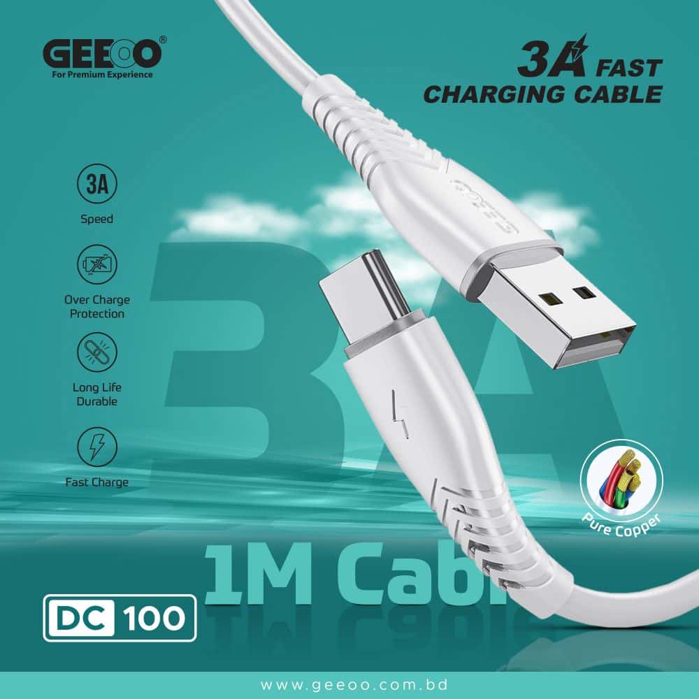 DC100 Fast Charging Data Cable (Type-C)