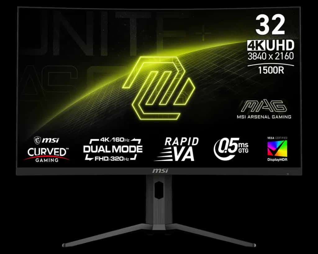 MSI MAG 321CUPDF 31.5" Dual Mode 4K Gaming Monitor