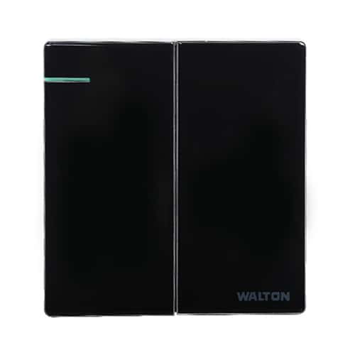 Walton Crystal Series 2 Gang 1 Way Switch (WC2GS1)