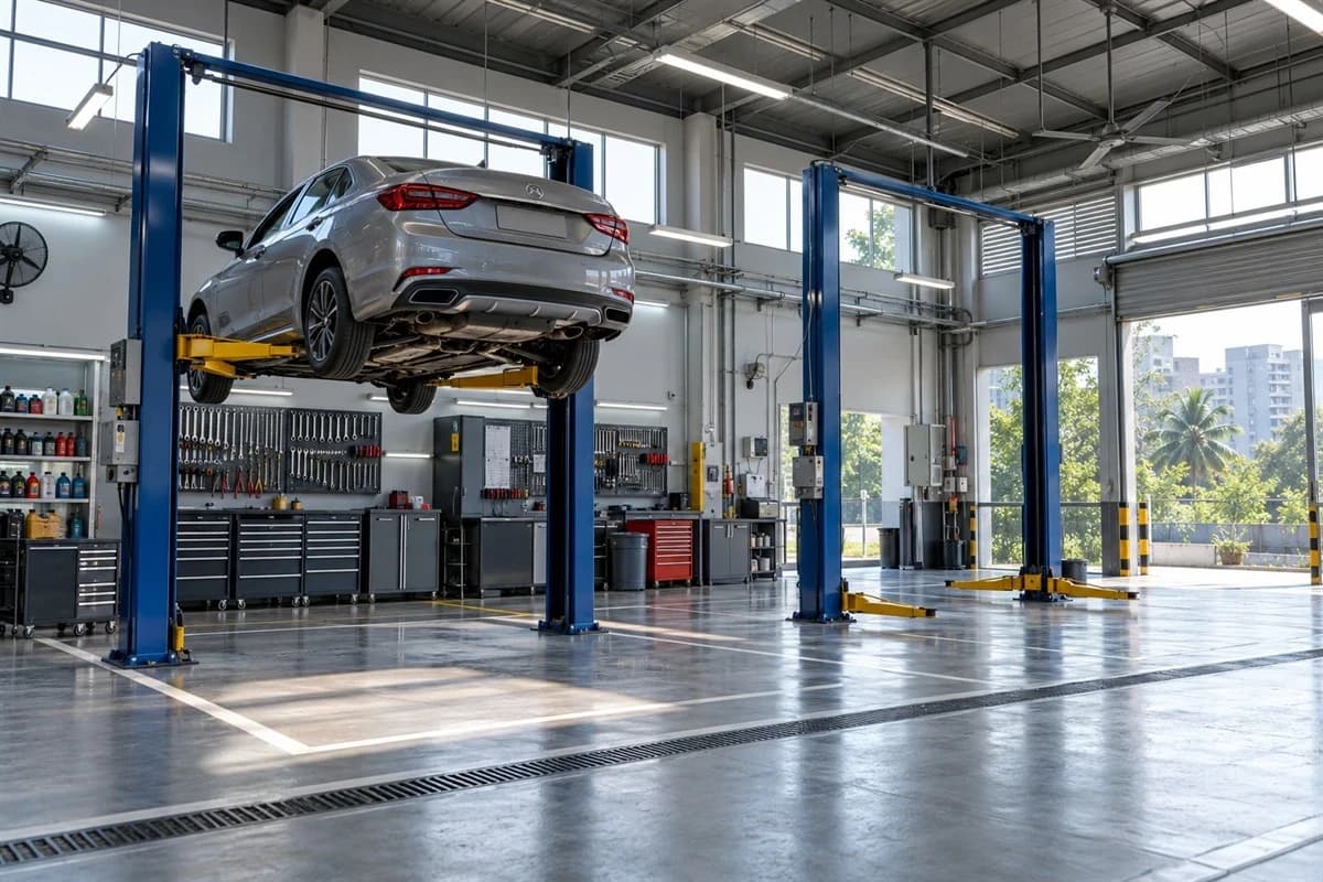 Car Service Center & Automotive Workshop Interior Design in Bangladesh image 3