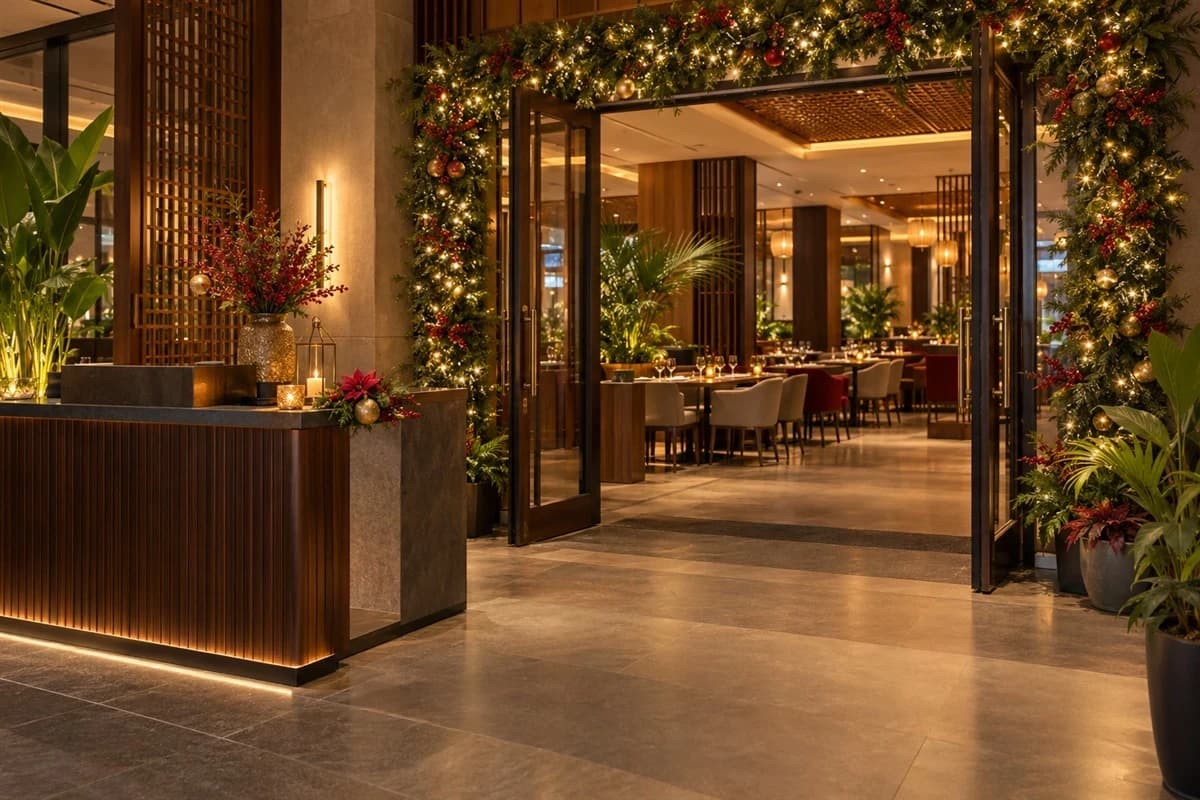 Christmas Restaurant Interior Design in Bangladesh image 2