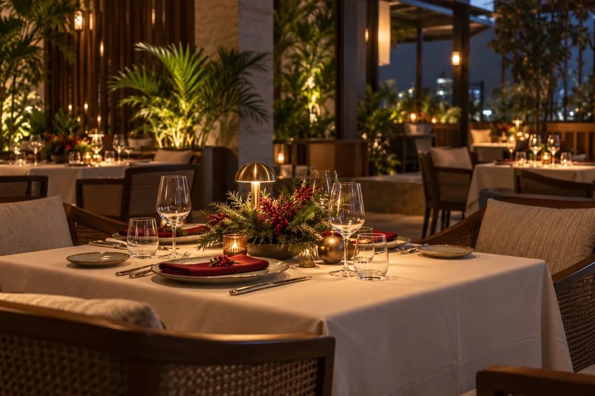 Christmas Restaurant Interior Design in Bangladesh image 3