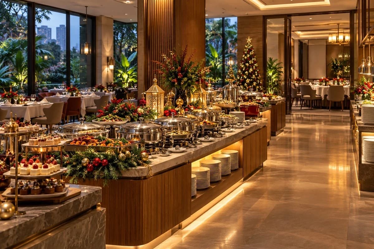 Christmas Restaurant Interior Design in Bangladesh image 5