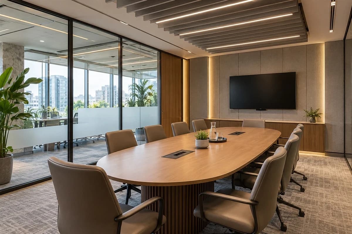 Commercial Office Workspace Interior Design in Bangladesh image 4
