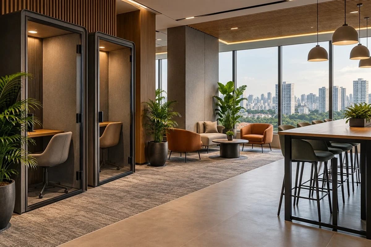Commercial Office Workspace Interior Design in Bangladesh image 5
