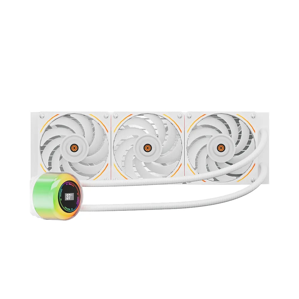 1STPLAYER CC 360 ARGB Liquid CPU Cooler White image 1