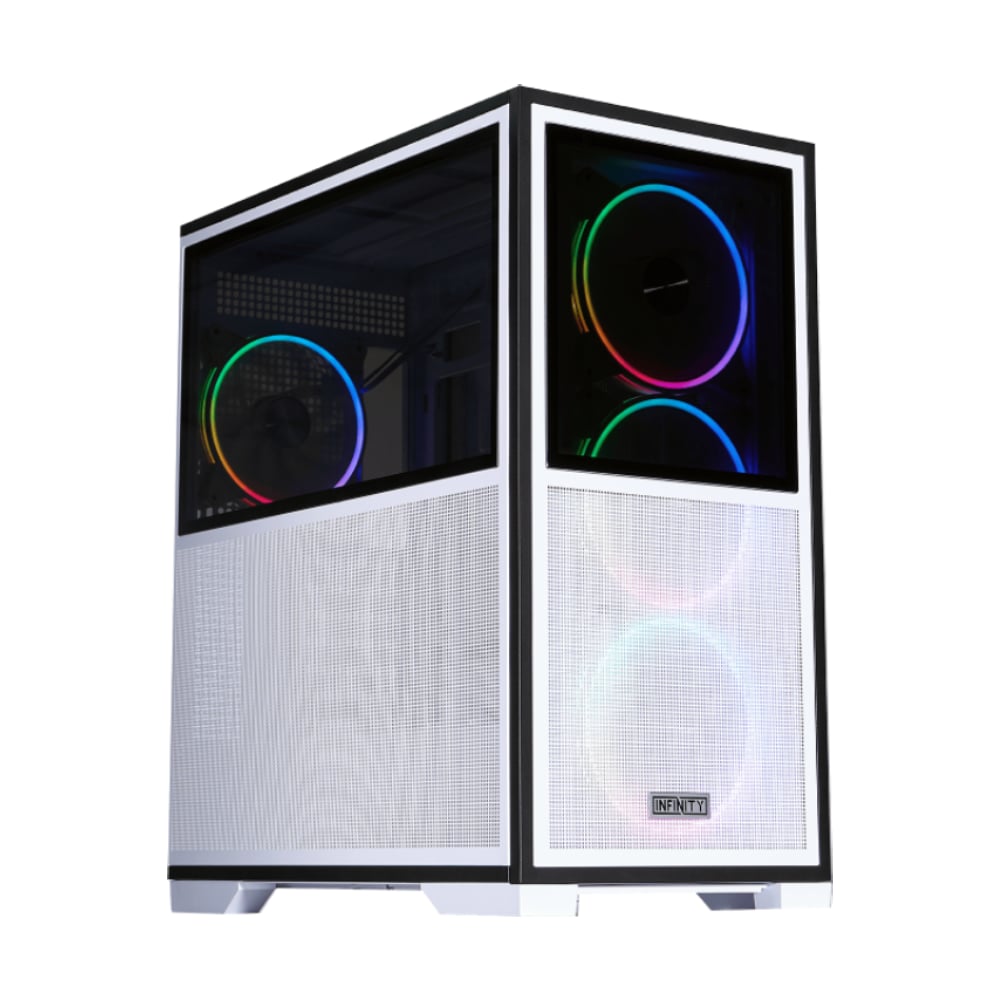 1STPLAYER IF8 White E-ATX Full Tower Gaming Casing image 1