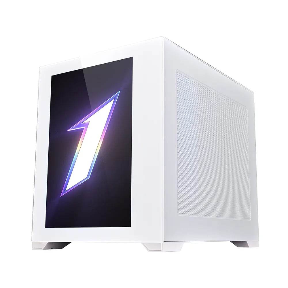 1STPLAYER SP7 Emotion View RGB ATX Gaming Casing White image 1
