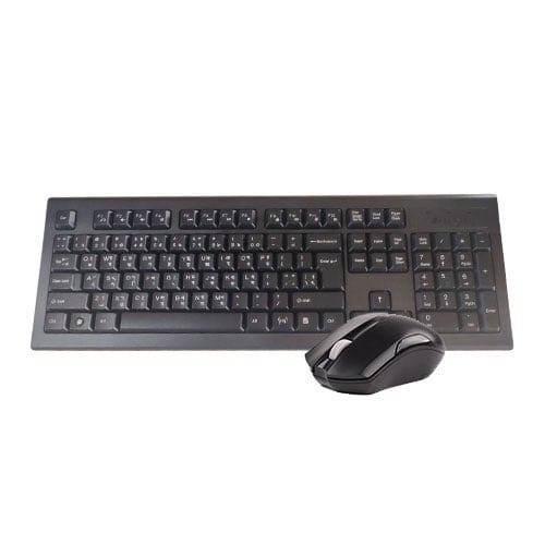 A4TECH 3000N V-TRACK 2.4G Wireless BANGLA Keyboard image 1