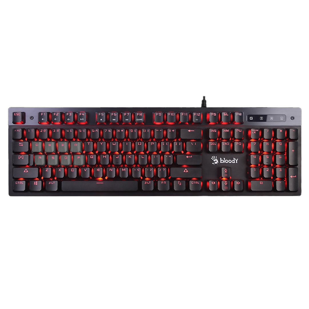 A4TECH Bloody B500N Mecha Like Gaming Keyboard Grey image 1