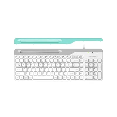 A4TECH FK25 Fstyler Wired Keyboard with Mobile Stand image 1