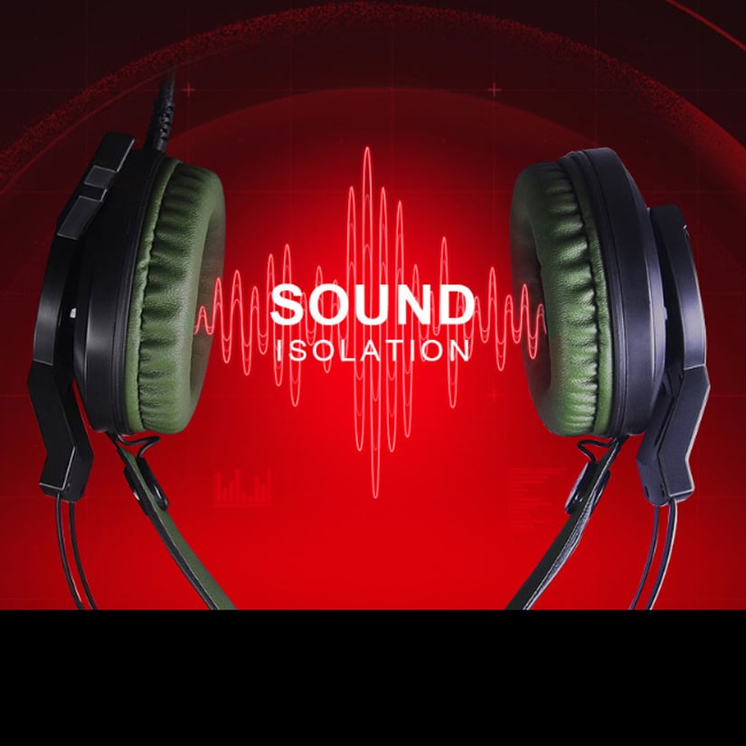 A4TECH J437 Bloody Gaming Headset Army Green image 1