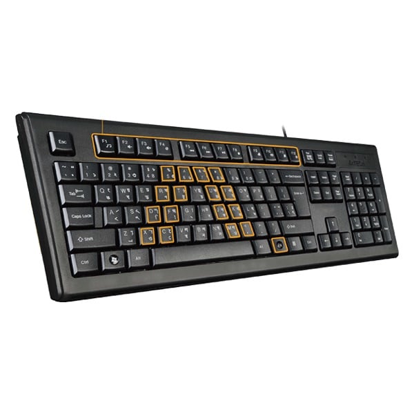 A4TECH KRS-83 Wired Multimedia Keyboard image 1