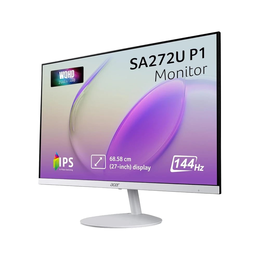 Acer SA272U P1 27" 2K 144Hz IPS Gaming Monitor image 1