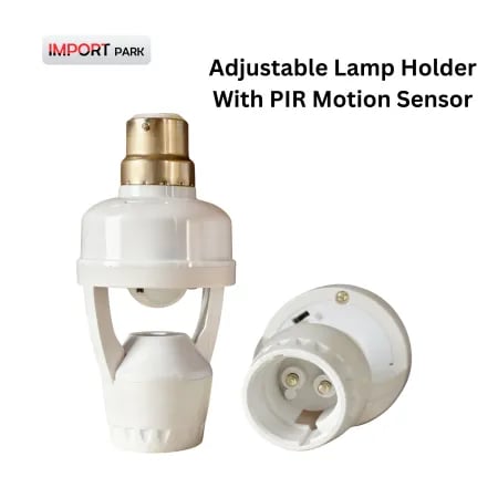 Adjustable Lamp Holder With PIR Motion Sensor image 1