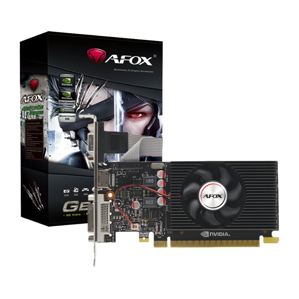 AFOX NVIDIA GeForce GT 240 1GB GDDR3 Graphics Card image 1