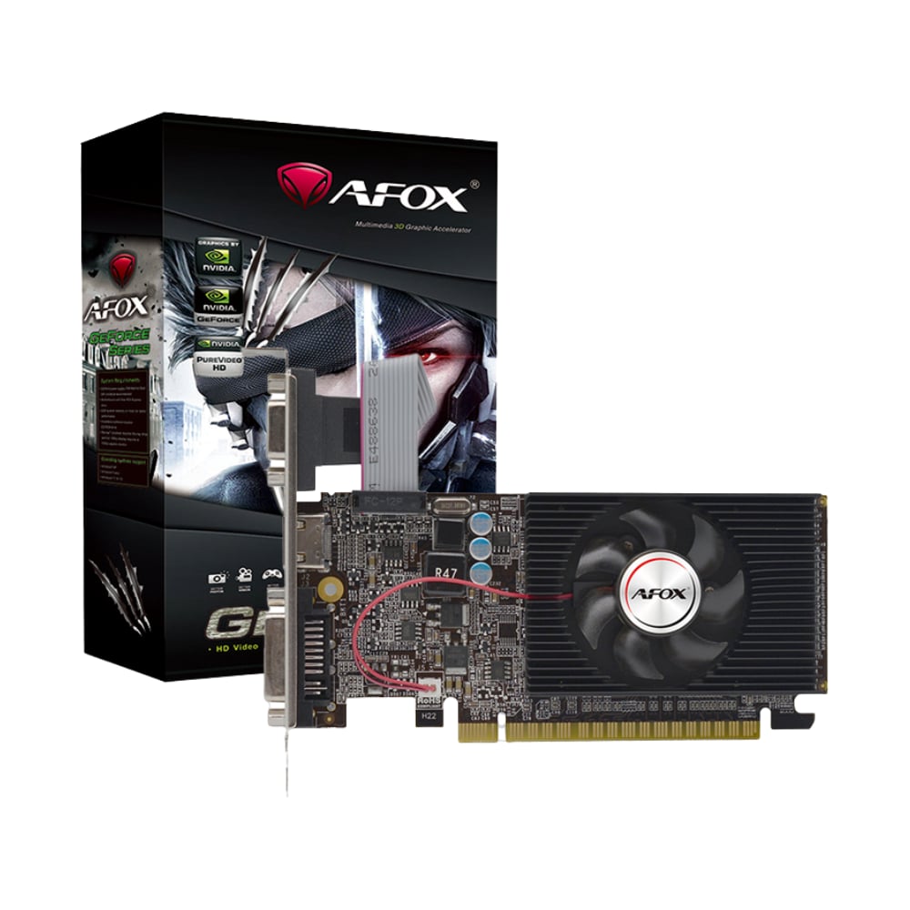 AFOX NVIDIA GeForce GT 610 2GB GDDR3 Graphics Card image 1