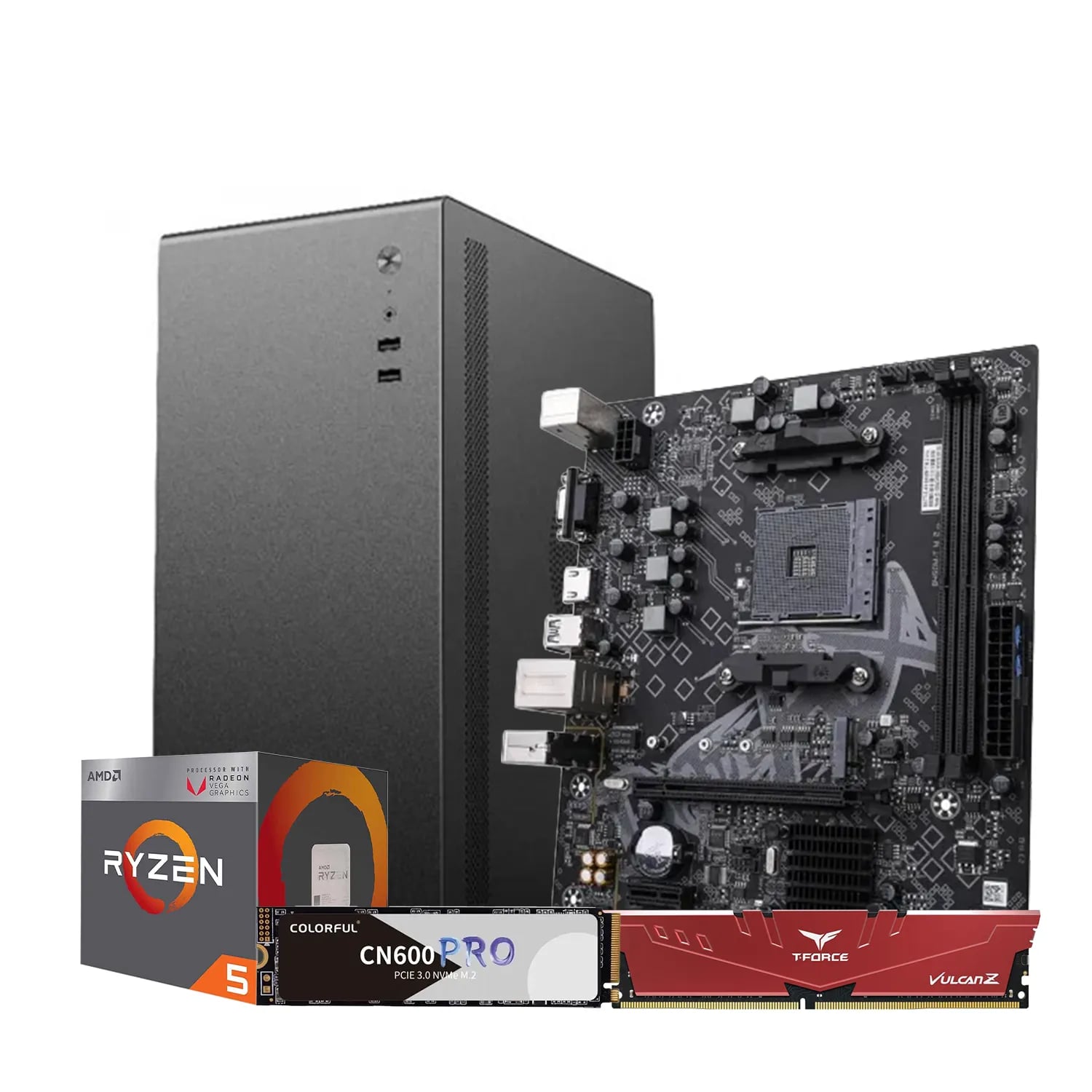 AMD Ryzen 5 2400G Desktop PC image 1
