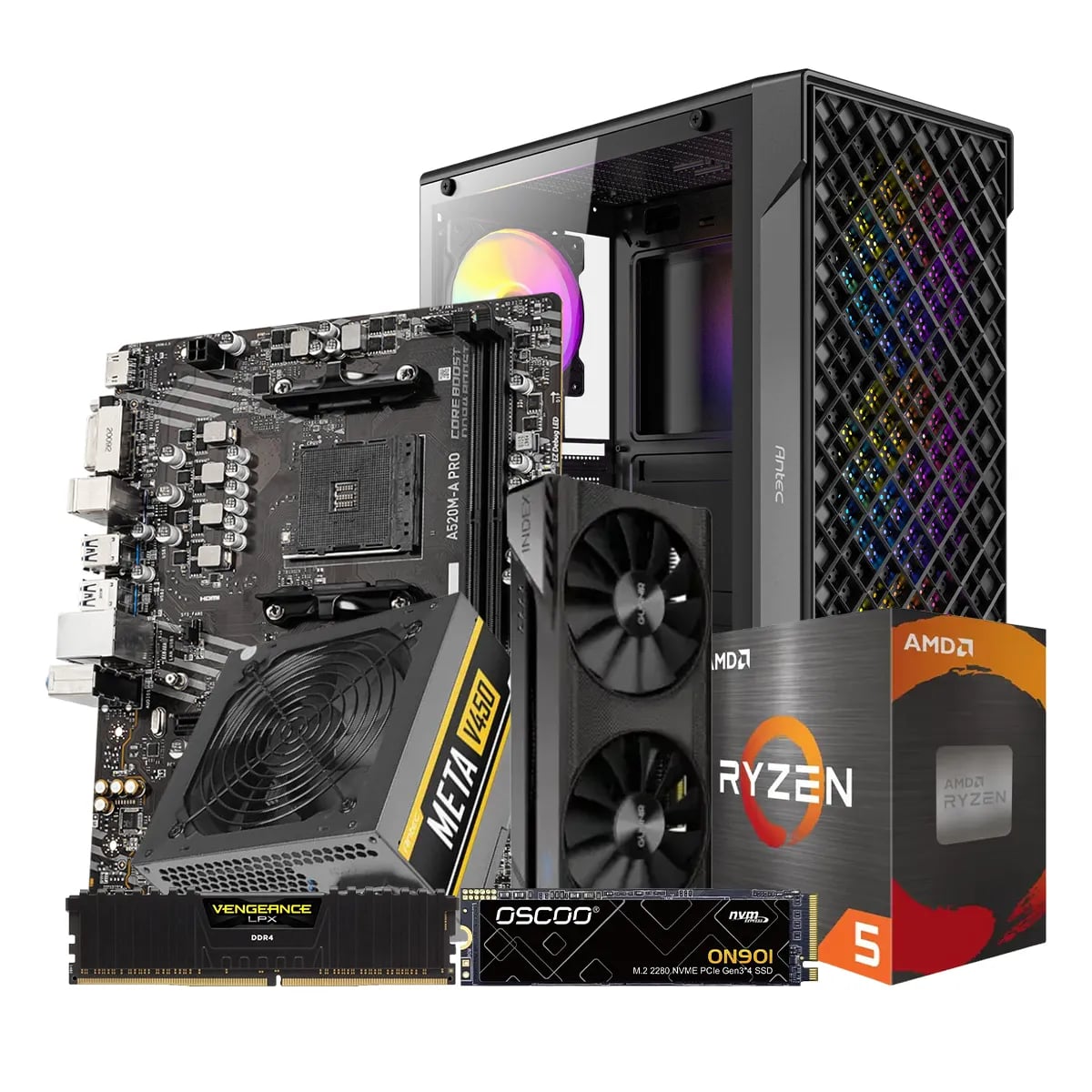 AMD Ryzen 5 5500 Gaming PC image 1