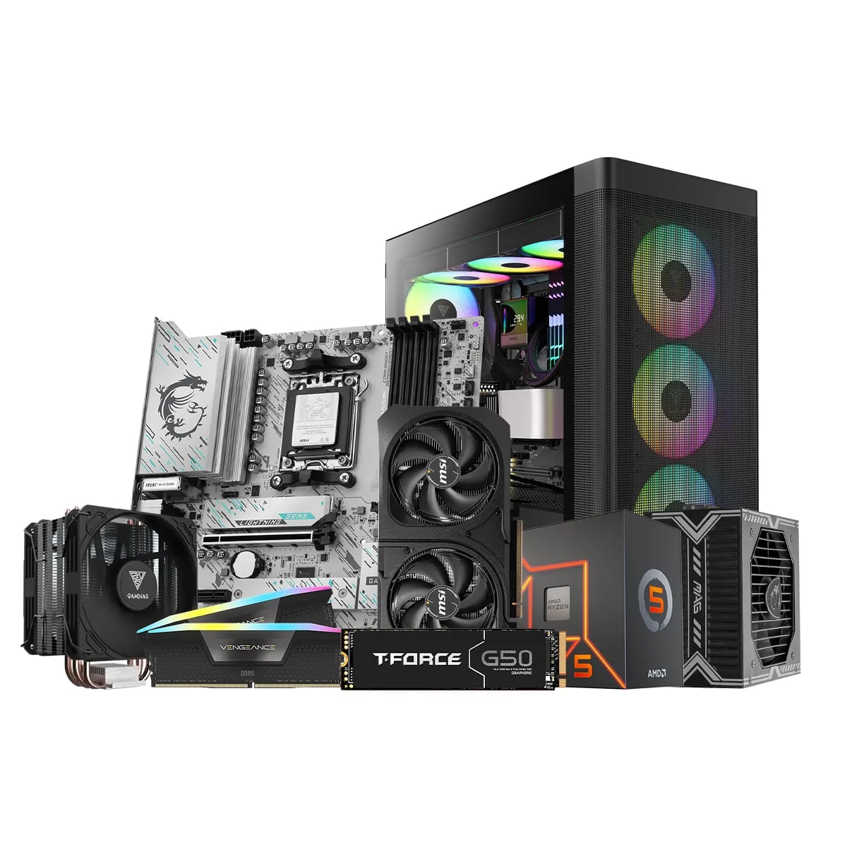 AMD Ryzen 5 7500F Processor Gaming PC image 1