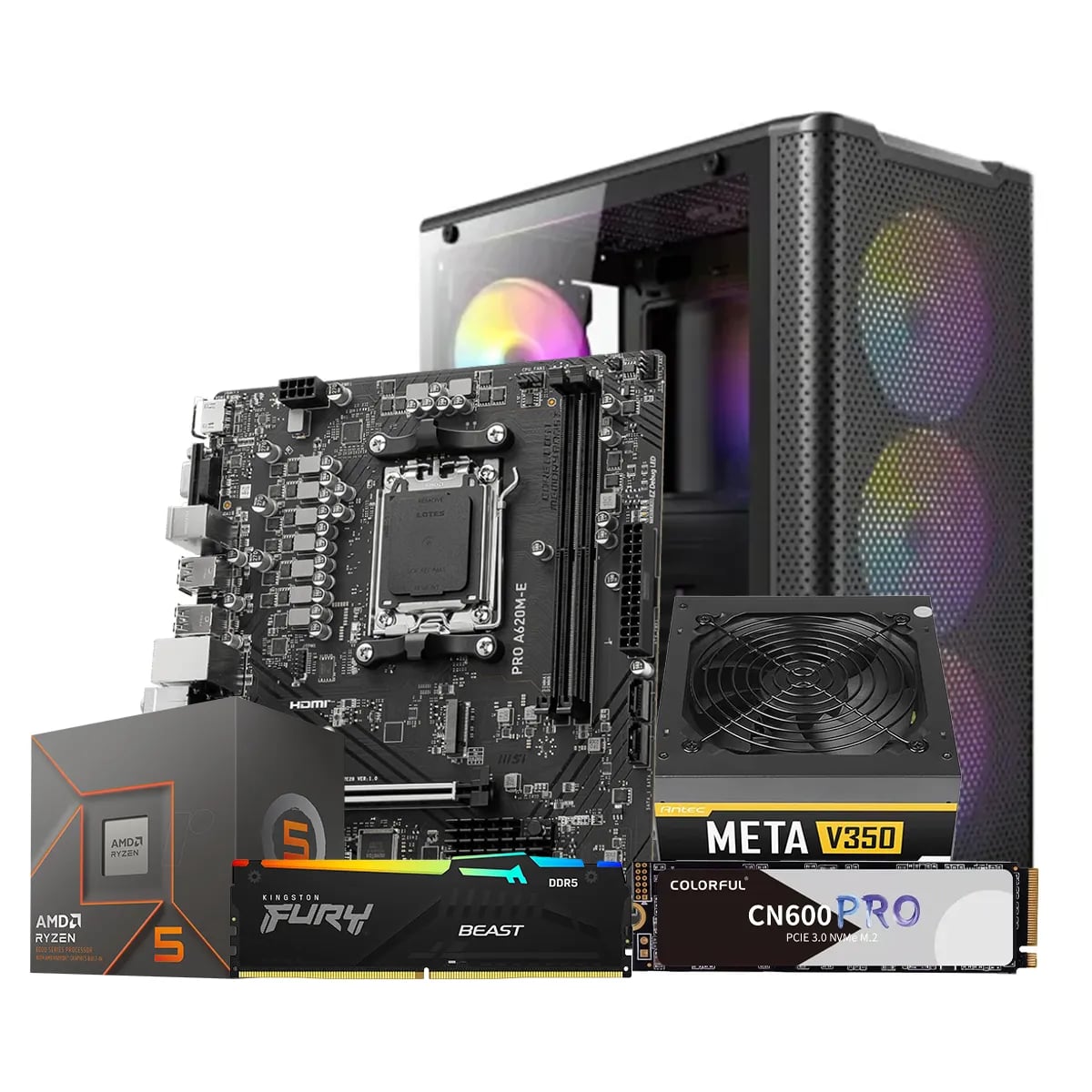 AMD Ryzen 5 8600G Desktop PC image 1