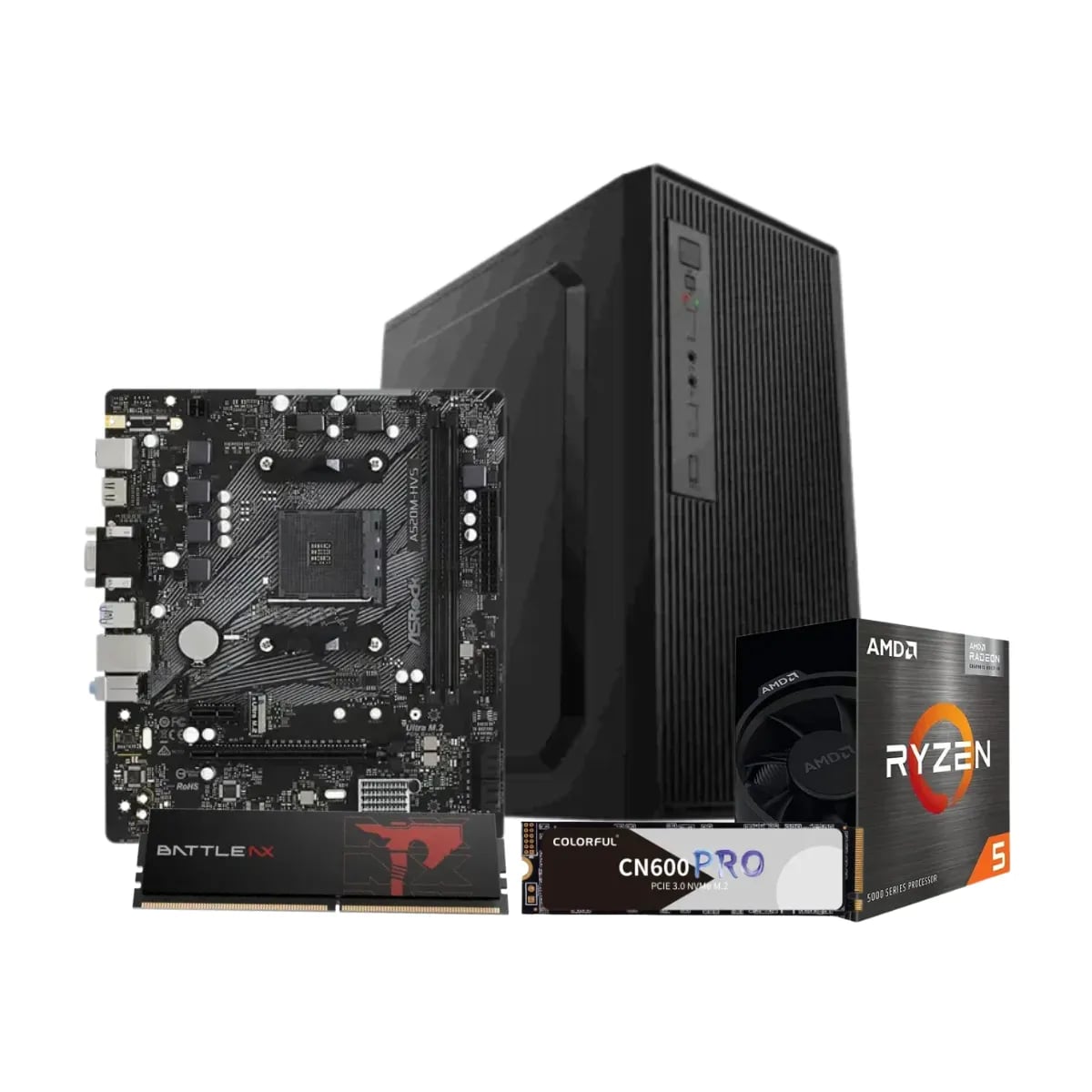 AMD Ryzen 5 PRO 5650G Desktop PC image 1