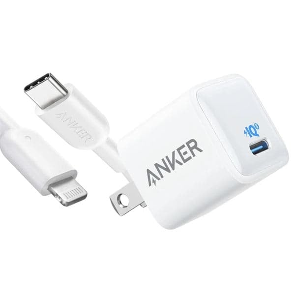 Anker 20W Adapter with Cable for iPhone (MFi Certified) image 1