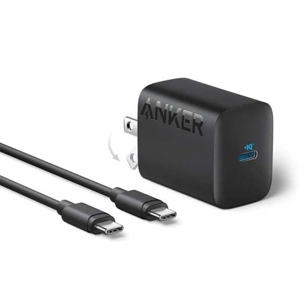 Anker 312 Charger (30W) with 5 ft USB-C to USB-C Cable image 1