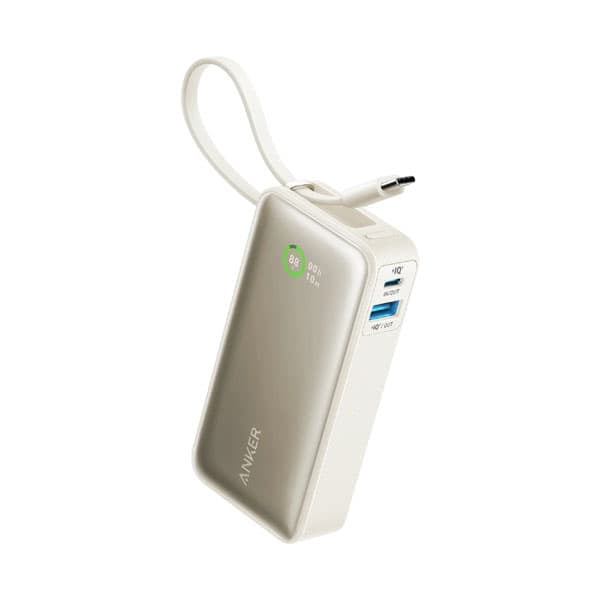 Anker Nano Power Bank (30W Built-In USB-C Cable) A1259 image 1