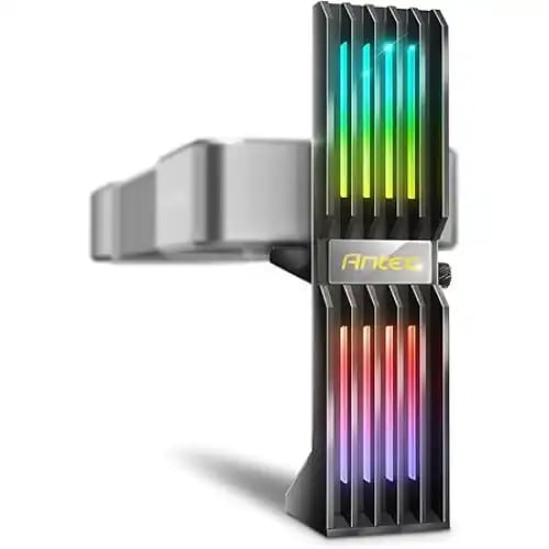 Antec AT-GPUH-ARGB Aluminum ARGB GPU Holder image 1