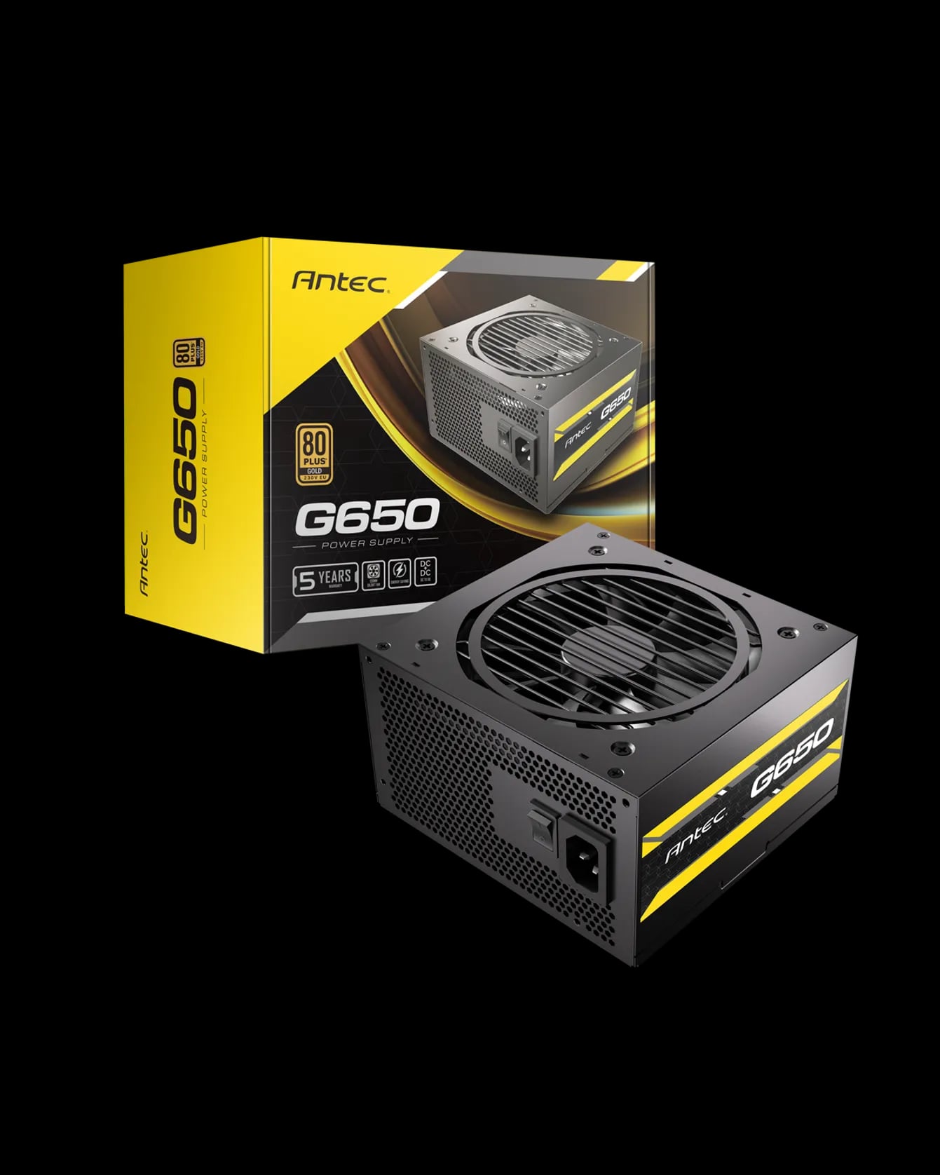 Antec G650 650W 80 Plus Gold Semi Modular Power Supply image 1