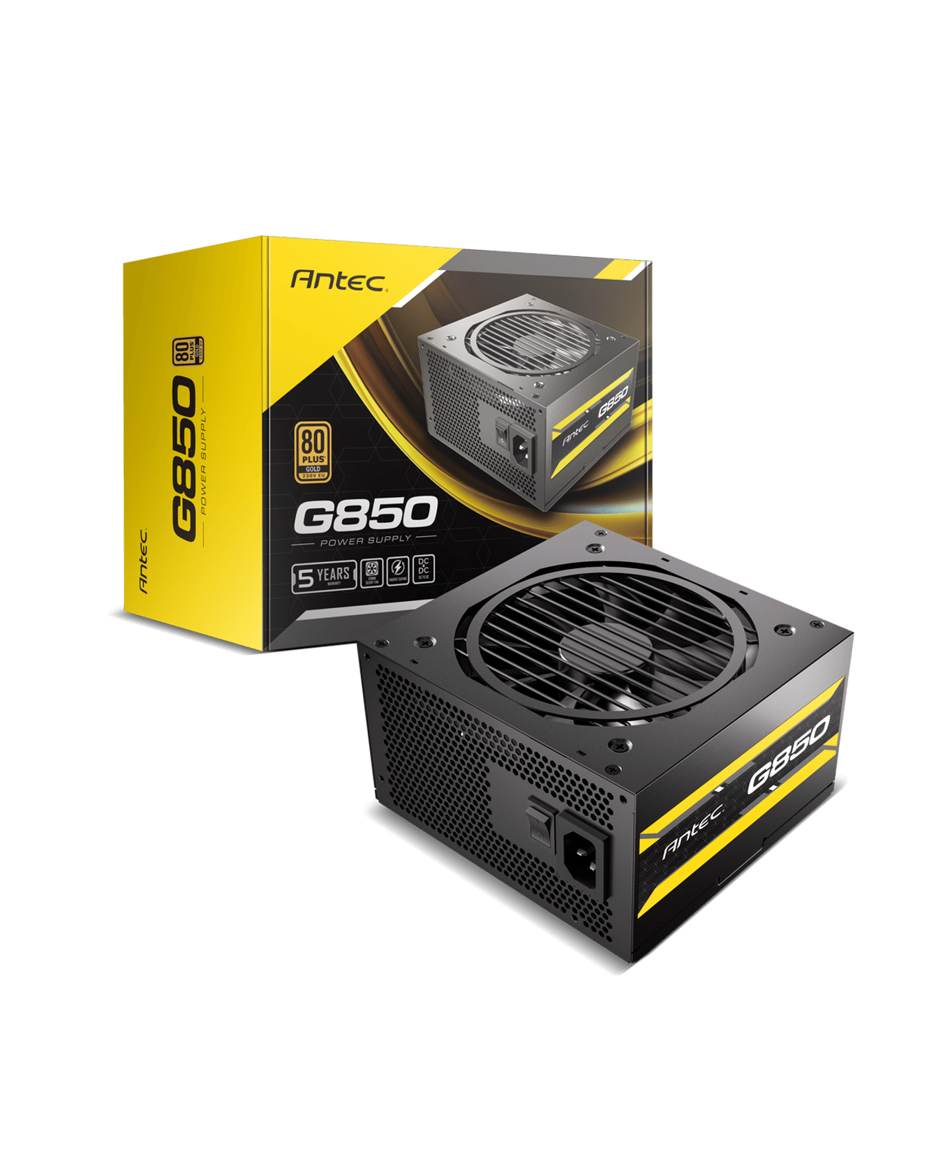 Antec G850 850W 80 Plus Gold Semi Modular Power Supply image 1