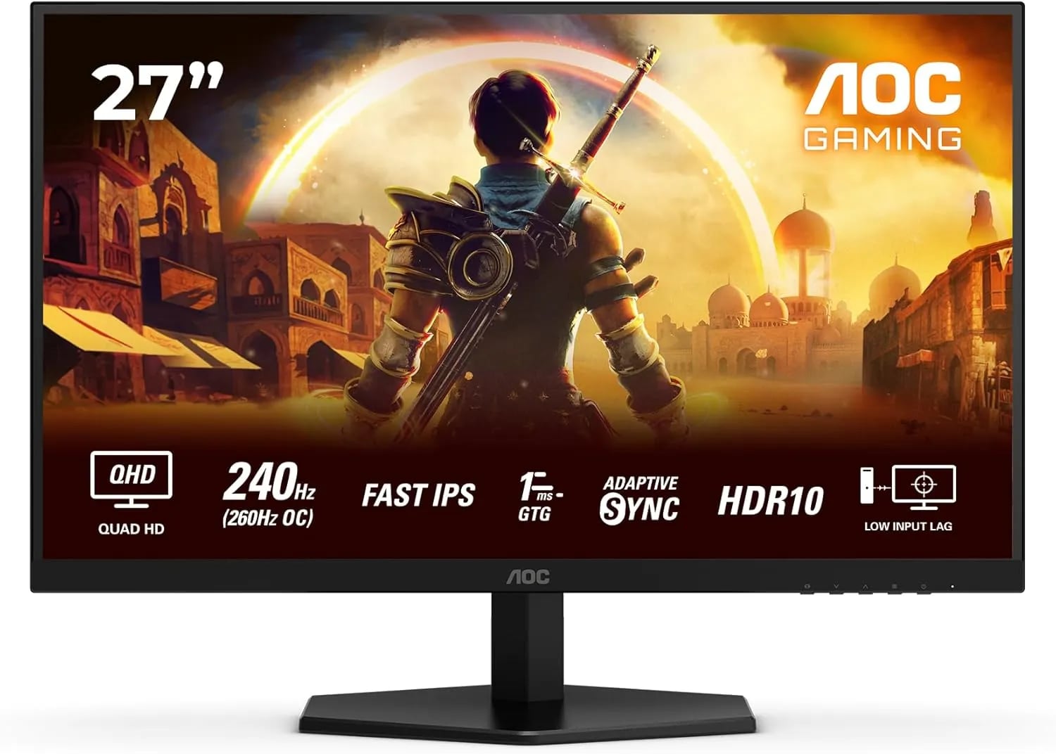 AOC Q27G42ZE 27" QHD 260Hz Fast IPS Gaming Monitor image 1