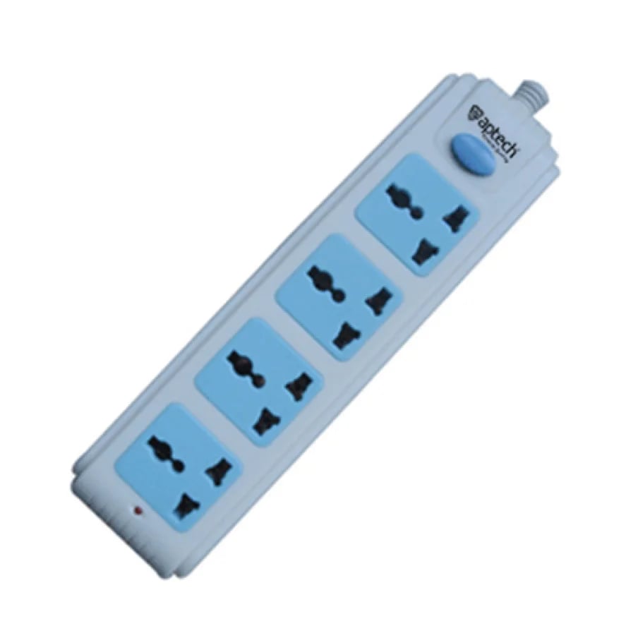 Aptech A-445 4-Port 3-Meter Extension Socket image 1