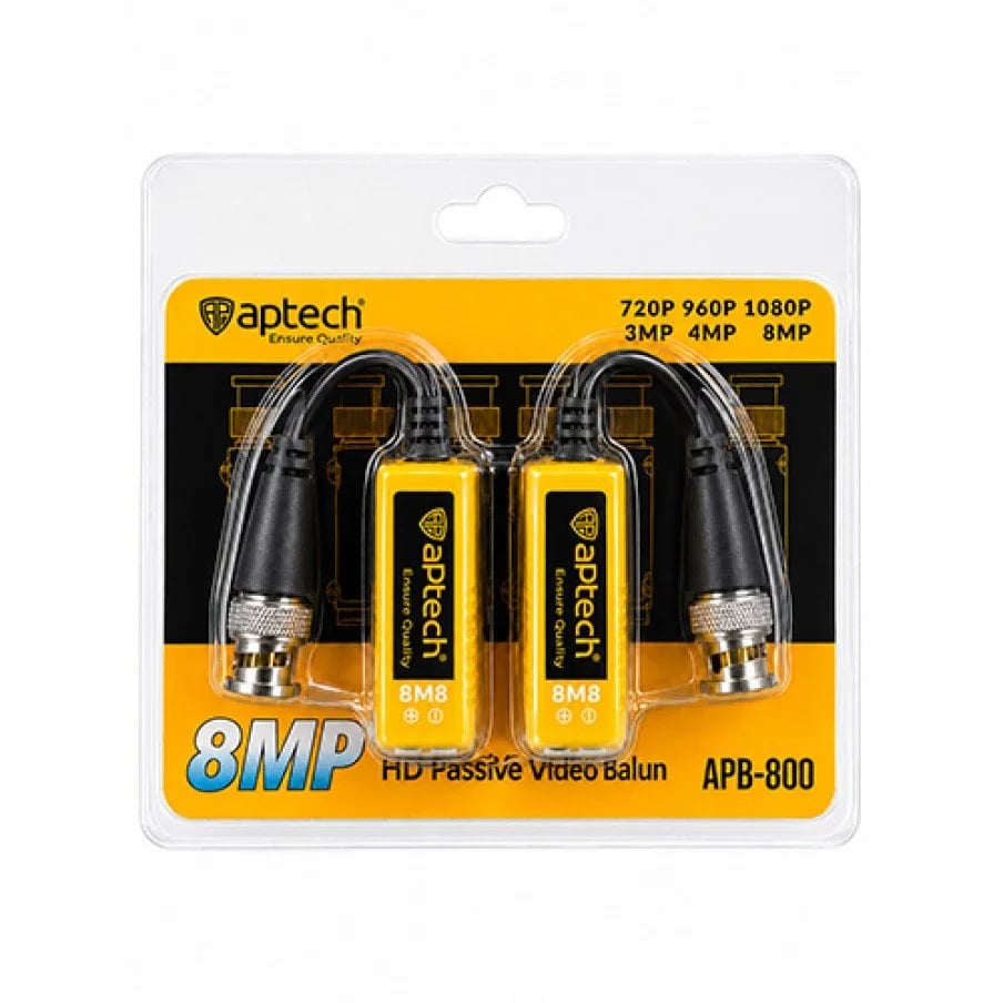 Aptech APB 800 8MP CCTV Video Balun image 1