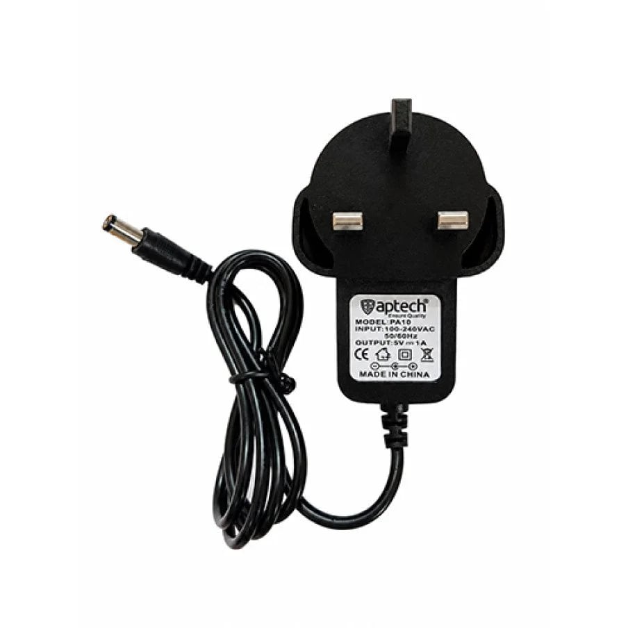 Aptech PA-12 5V 1A EU/UK Plug Power Adapter image 1