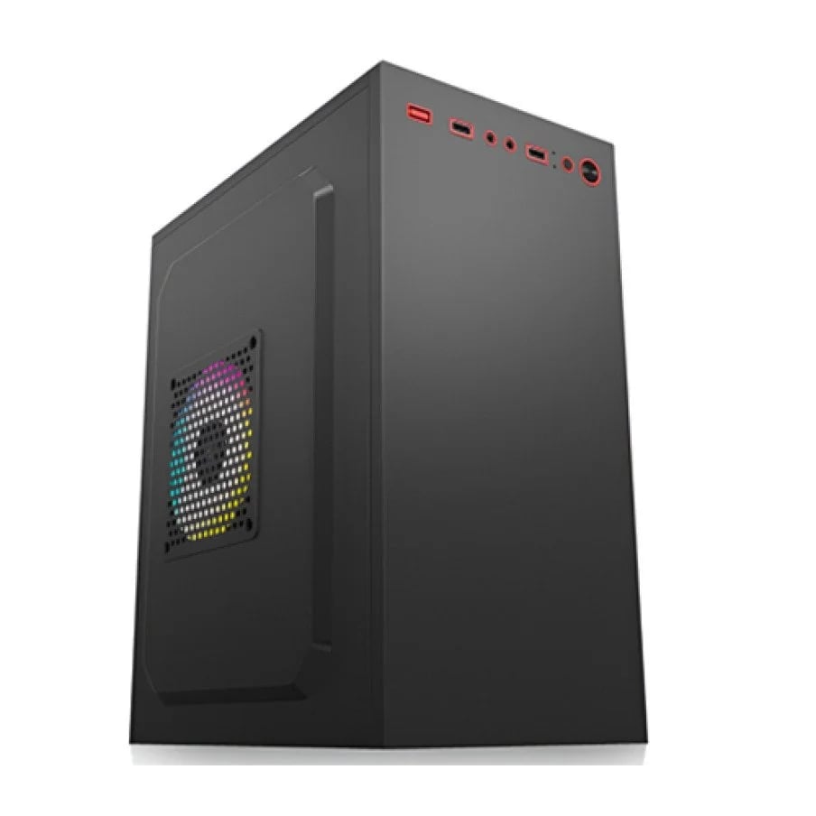 Aptech T1723 mATX Office Casing Without Fan image 1