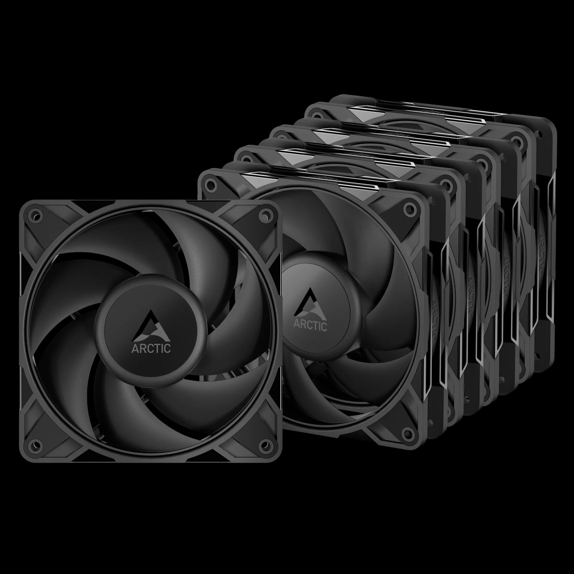 Arctic P12 Pro 120mm PWM Cooler Casing Fan (Five Pack) image 1