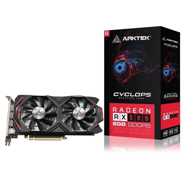 ARKTEK RX 580 8GB 256bit GDDR5 Graphics Card image 1