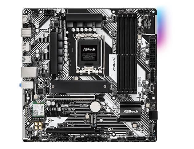ASRock B760M Pro-A WiFi DDR5 Micro ATX Motherboard image 1