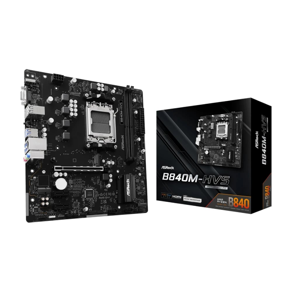 ASRock B840M-HVS AMD AM5 mATX Motherboard image 1