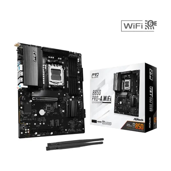 ASRock B850 Pro-A WiFi AM5 DDR5 ATX Motherboard image 1
