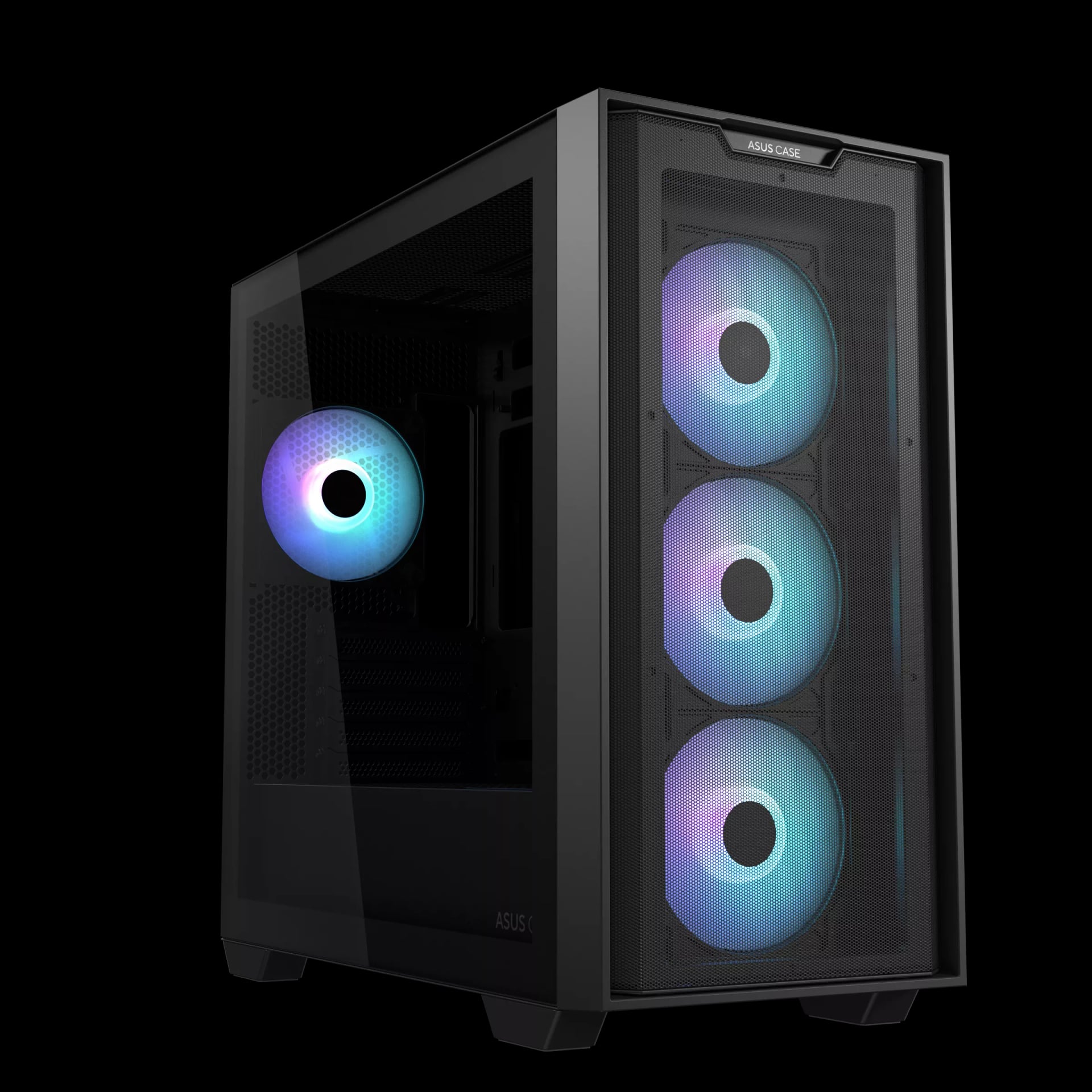 ASUS A21 PLUS ARGB mATX Mid Tower Gaming Casing image 1