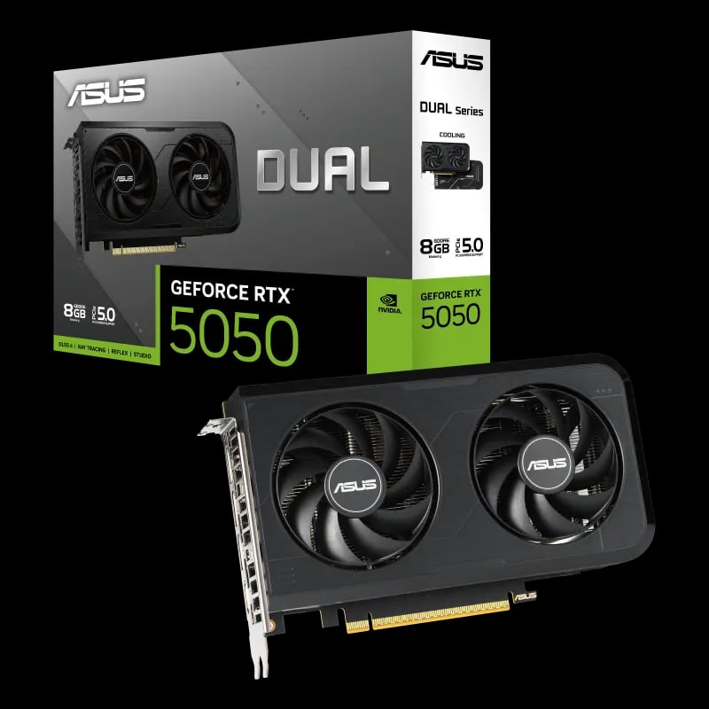 ASUS Dual GeForce RTX 5050 8GB GDDR6 Graphics Card image 1