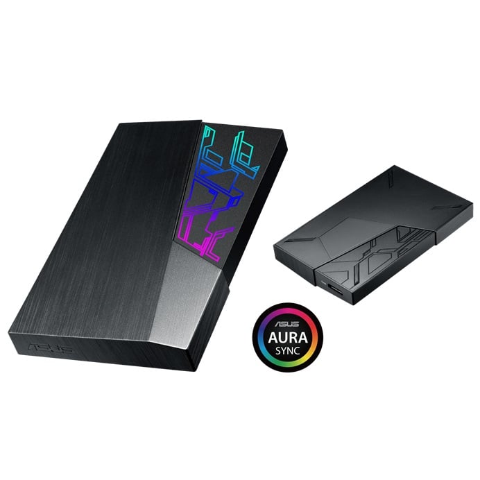 Asus FX 2TB 2.5" Aura Sync RGB USB 3.1 External HDD image 1
