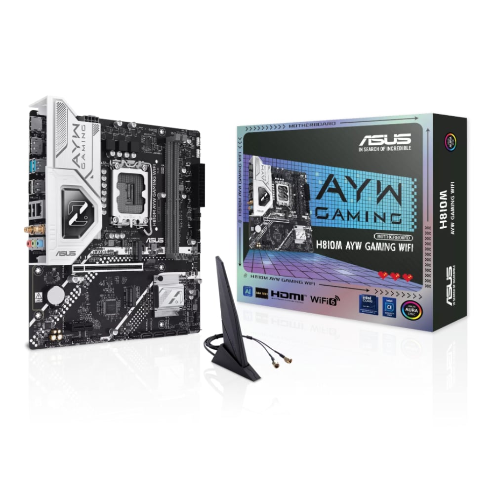 Asus H810M AYW GAMING WIFI LGA 1851 mATX Motherboard image 1