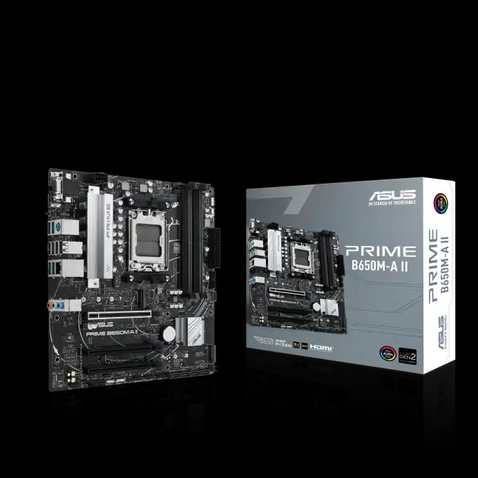 Asus PRIME B650M-A II AM5 mATX Motherboard image 1