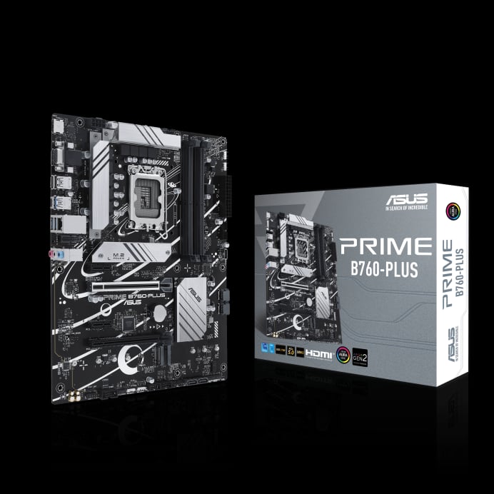 ASUS PRIME B760-PLUS ATX Motherboard image 1
