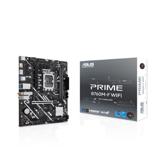 Asus PRIME B760M-F WIFI mATX Motherboard image 1