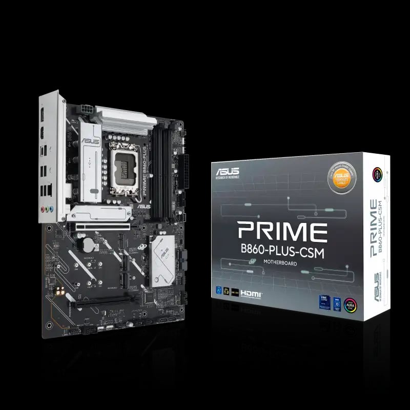 Asus PRIME B860-PLUS-CSM LGA 1851 ATX Motherboard image 1